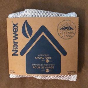 Norwex Microfiber Facial Pads, set of 5, NIP